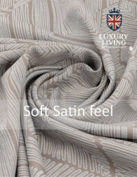 Luxury Living Triple Weave Soft Drape Geometric Aztec Print Ring Top Blackout Curtains 168Cm X 137Cm Cream - thumbnail 4
