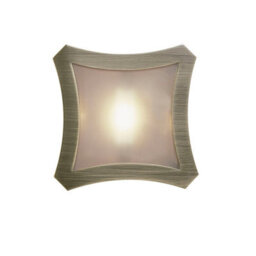 Luminosa Lighting Luminosa Rosa Del Desierto Flush Ceiling Large Square R7S-78mm, Antique Brass - thumbnail 1