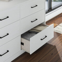 Dorel Brez Build Pearce 6 Drawer Dresser White - thumbnail 3