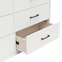 Dorel Brez Build Pearce 6 Drawer Dresser White - thumbnail 5