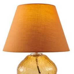 Furniturebox Uk Flynn Orange Glass Table Lamp - thumbnail 6