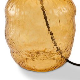 Furniturebox Uk Flynn Orange Glass Table Lamp - thumbnail 7