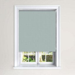 Lister Cartwright Blackout Roller Blinds Child Safety Included Herringbone Effect (Blue, 60 Cm Width X 140 Cm Drop)