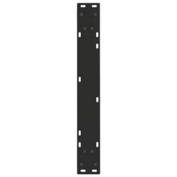 Berkfield Dining Table Legs V-Shape 3 Pcs Black 70X(72-73.3) Cm Steel - thumbnail 7