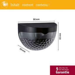 Paulmann 94666 Led Solar Path Luminaire Mimmo Ip44 Round Incl. 1X1.2 W Daylight White Black Outdoor Panel Plastic Light - thumbnail 4