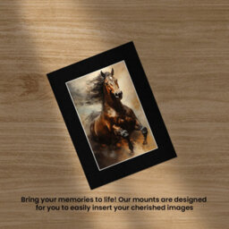 Ak Frames 16X12 Black Picture Mounts To Fit 12X8 Aperture Size - Mount Board Only (No Frame Included) - thumbnail 5