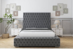 "Sloomy Ambassador Armour Coniston Bed Frame With 50""  Upholstered Headboard 4' Small Double" - thumbnail 1