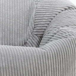 icon Kingston Classic Beanbag Corduroy Light Grey Set Of 2 - thumbnail 7