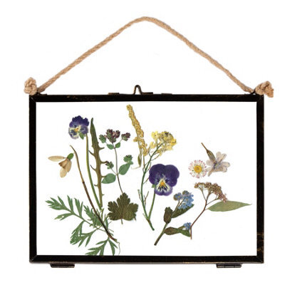 "Nicola Spring Hanging Metal Photo Frame - 7"" X 5"" - Black - Picture Frame Wall Mounted Frame With Rope" - image 1