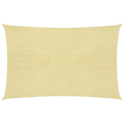 Berkfield Sunshade Sail 160 G/m2 Beige 2X3 M Hdpe - image 1
