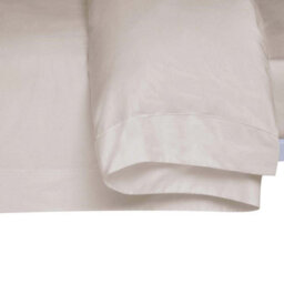 Belledorm 400 Thread Count Egyptian Cotton Oxford Duvet Cover Oyster (Single) - thumbnail 2