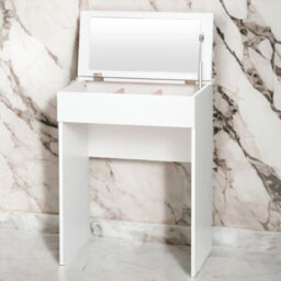Urbn-Living Urbnliving Height 78Cm Louise Style Dressing Vanity Table Mirror Makeup Storage Pink Compartments Drawers Bedroom - thumbnail 4