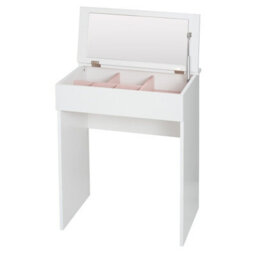 Urbn-Living Urbnliving Height 78Cm Louise Style Dressing Vanity Table Mirror Makeup Storage Pink Compartments Drawers Bedroom - thumbnail 5