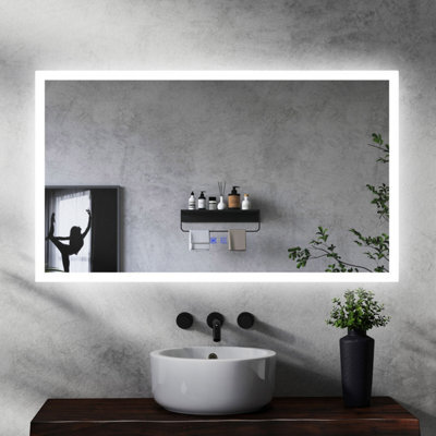 Maerts-E Illuminated Led Bathroom Wall Mirror With Dimmable 3 Lights,demister 1200X700mm Touch Switch - image 1