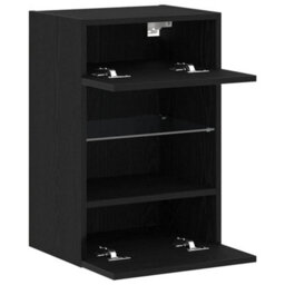 Walplus Tv Cabinet Black 40 X 30 X 60.5 Cm Engineered Wood - thumbnail 6