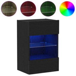 Walplus Tv Cabinet Black 40 X 30 X 60.5 Cm Engineered Wood - thumbnail 4