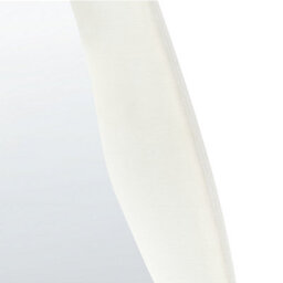 Beliani Wall Mirror Reigny 57 Cm 160 Cm Velvet White - thumbnail 6
