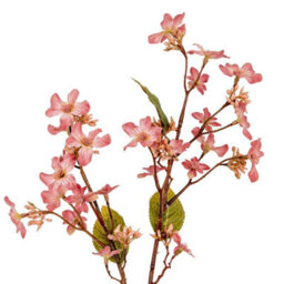 Hill Interiors Pink Vernicia Fordii Spray Artificial Flower - Plastic - L22 X W10 X H63 Cm - Pink - thumbnail 2