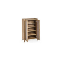 Ashfield Classic Natural Oak Shoe Cupboard - thumbnail 5
