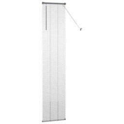 Berkfield Window Blind With Curtains Manual Dark Grey Aluminium - thumbnail 6