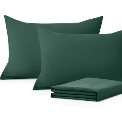 Moonlight Bedding Pillowcase Pack Of 6-Envelope Closure Super Soft Brushed Microfiber Bed Pillow Cover,(Emerald Green,50X75Cm) - image 1