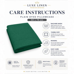Moonlight Bedding Pillowcase Pack Of 6-Envelope Closure Super Soft Brushed Microfiber Bed Pillow Cover,(Emerald Green,50X75Cm) - thumbnail 6