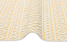 Yellow Outdoor Rug, Geometric Stain-Resistant Rug For Patio Decks, 3mm Modern Outdoor Luxurious Area Rug-190Cm X 290Cm - thumbnail 7