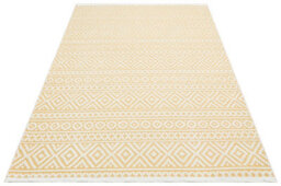 Yellow Outdoor Rug, Geometric Stain-Resistant Rug For Patio Decks, 3mm Modern Outdoor Luxurious Area Rug-190Cm X 290Cm - thumbnail 9