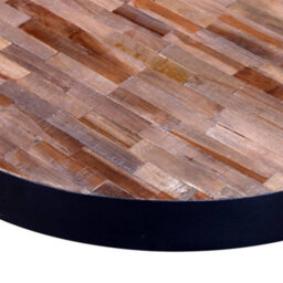Vidaxl Coffee Table Round Reclaimed Teak Wood - thumbnail 5