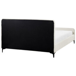 Beliani Bed Boucle Lunan 160 X 200 Cm (Eu King Size) Off-White - thumbnail 5