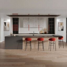 Sollux Lighting Pastelo Steel Red 3 Lights Modern Pendant Lamps - thumbnail 7