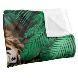 Reinders Silky Tiger Supersoft Blanket Multicoloured (One Size) - thumbnail 3