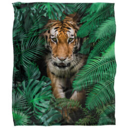 Reinders Silky Tiger Supersoft Blanket Multicoloured (One Size)