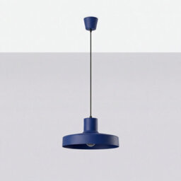 Sollux Lighting Bilo Steel Ultramarine 1 Lights Modern Pendant Lamps - thumbnail 2