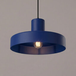 Sollux Lighting Bilo Steel Ultramarine 1 Lights Modern Pendant Lamps - thumbnail 4