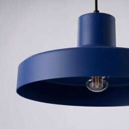 Sollux Lighting Bilo Steel Ultramarine 1 Lights Modern Pendant Lamps - thumbnail 6