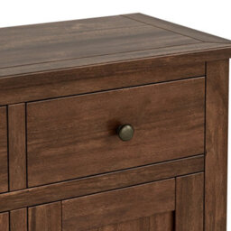 Duchy Acacia Large Sideboard Cabinet - Fully Assembled By Roseland Furniture - thumbnail 6