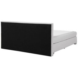 Beliani Divan Bed Fabric Admiral 180 X 200 Cm (Eu Super King) Light Grey - thumbnail 6