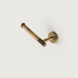 Excel Home Toilet Roll Holder Wall Mounted, Luxury Toilet Paper Holder, Sleek Design With Antique Brass Finish, Durable Brass Material - thumbnail 3
