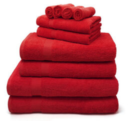 Velosso Red Premium 100% Egyptian Cotton Towels 550 Gsm Bath Towel