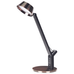 Wyld And Coco Copper Desk Lamp With Adjustable Arm, Touch Dimmer And Usb Charging Port (W17 X D17 X H40Cm) - thumbnail 5