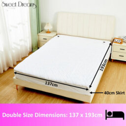 Sweet Dreams Electric Blanket Double Size - Plush Fleece Quilted - 10 Timer & 9 Heat Settings - Overheat Protection - thumbnail 8