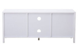 Orsina Functional White Wood Media Unit, Multi Pupose Sideboard Media Unit, Optimal Dimensions Tv Cabinets - thumbnail 4
