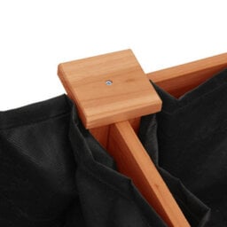 Berkfield Planter With Liner Brown 203X53X76 Cm Solid Wood Fir - thumbnail 6