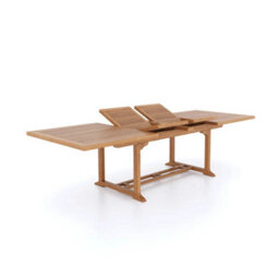Eterna Mylor Teak Garden Outdoor Dining Table & 10 Seat Chair Set - With Black Cushions - thumbnail 6