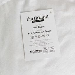 Earthkind Feather & Down Duvet, 4.5 Tog, Super King - thumbnail 7