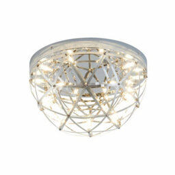 "Xample Artika Elden 13"" Flush Mount Led Ceiling Light - Chrome Finish, 900 Lumens, 3000K Warm White, Dimmable, Easy Install" - thumbnail 6