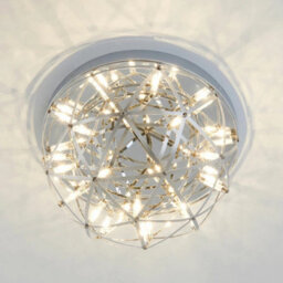 "Xample Artika Elden 13"" Flush Mount Led Ceiling Light - Chrome Finish, 900 Lumens, 3000K Warm White, Dimmable, Easy Install" - thumbnail 7