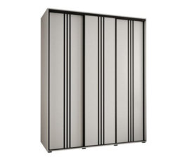 Arte Cannes Vi Sliding Door Wardrobe In White - Premium Laminated Board - Pvc-Finished Edges - W190Cm X H205Cm X D60Cm