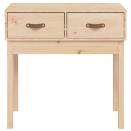Berkfield Rustic Console Table 76.5X40X75 Cm Solid Wood Pine - thumbnail 3
